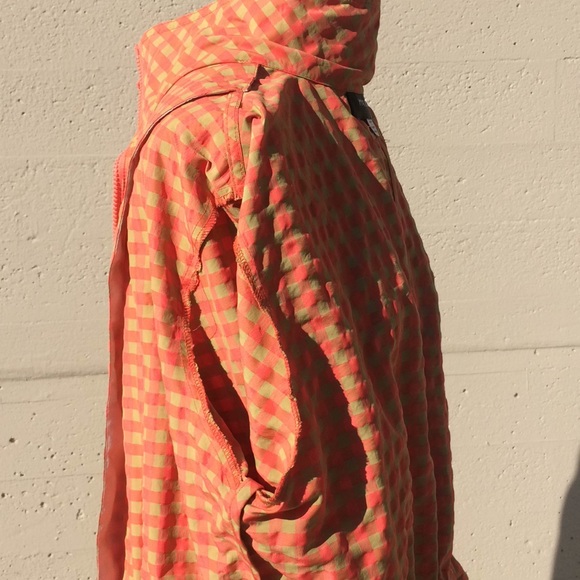 Mycra Pac One Checkered Gingham Drawstring Jacket - Picture 10 of 12